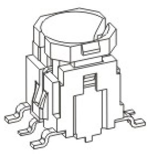 帶燈輕觸開關R590A結構圖
